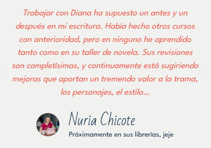 reseña clienta Nuria Chicote