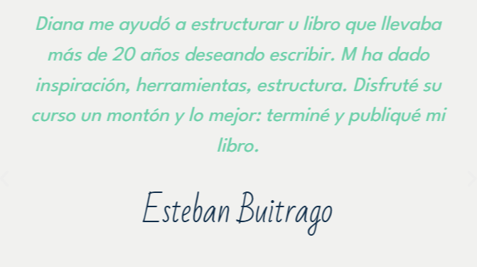 reseña cliente Esteban Buitrgo